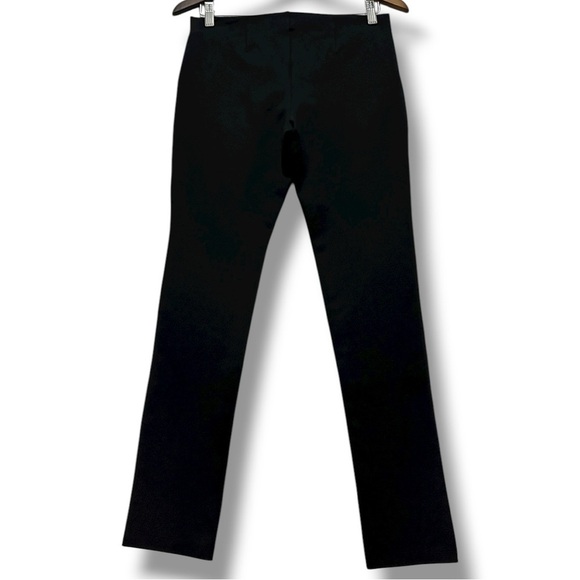 386 Mango | NWOT Black Mid Rise Thick Stretch Leggings Dress Pants (Size M) - Picture 3 of 13